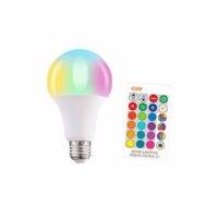 Λάμπα LED - RGB με χειριστήριο - E27 - 5W - 513544