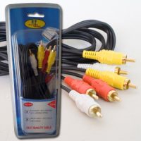 FTT1-018 3 rca αρσ. - 3 rca αρσ. 2.5m