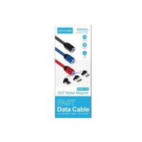 Καλώδιο Magnet 3 σε 1 - USB - Lightning/MicroUSB/Type-C - 3.5A - 1m - 080216