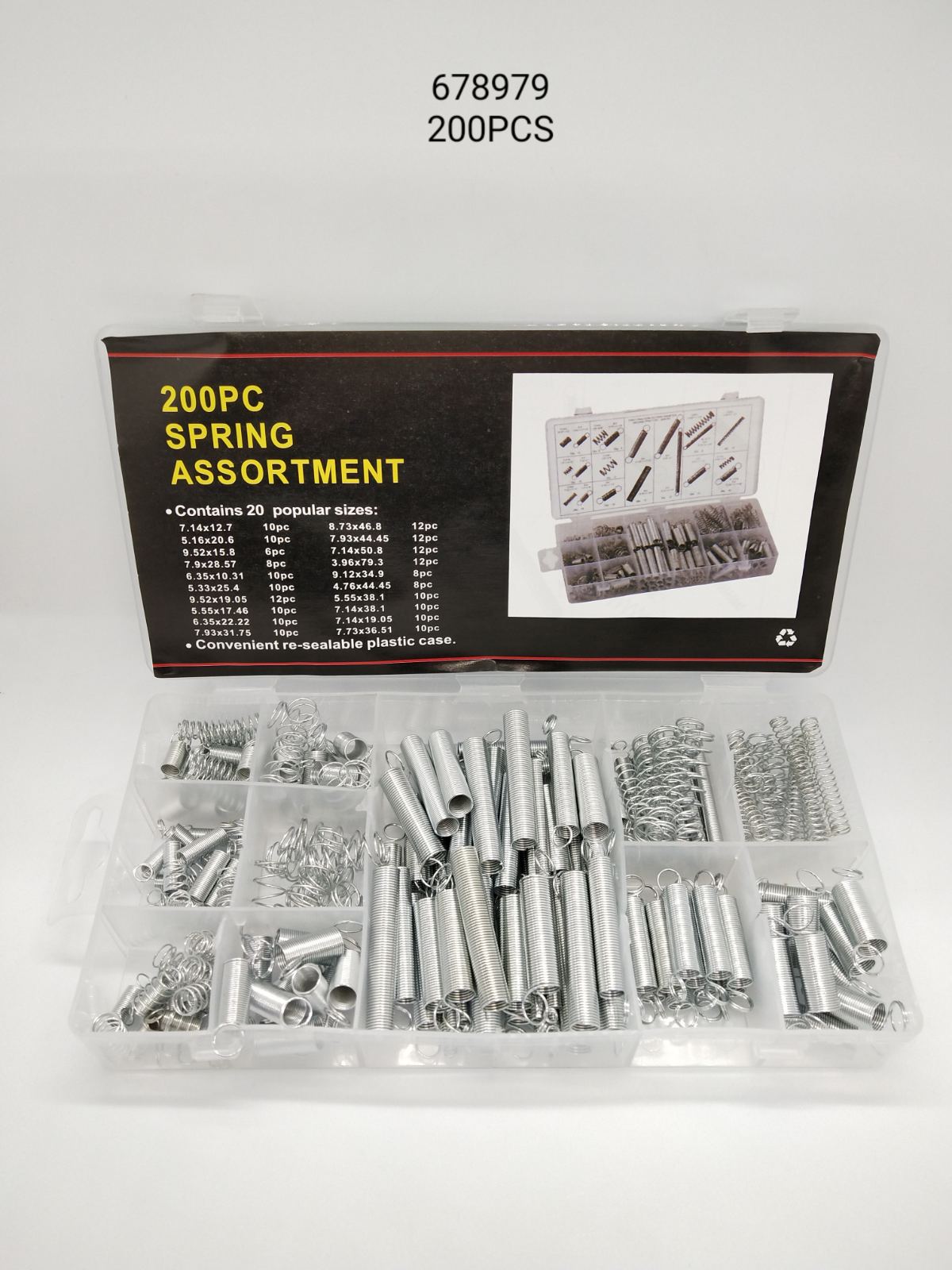 Spring assortments - 200 pcs - 678979