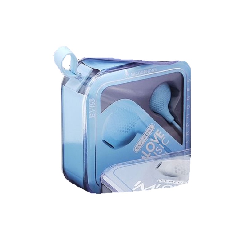 Ενσύρματα ακουστικά - 3.5mm - EV193 - Blue