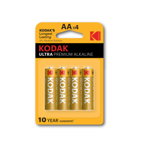 30959514 Kodak ULTRA premium alkaline AA battery (4 pack)