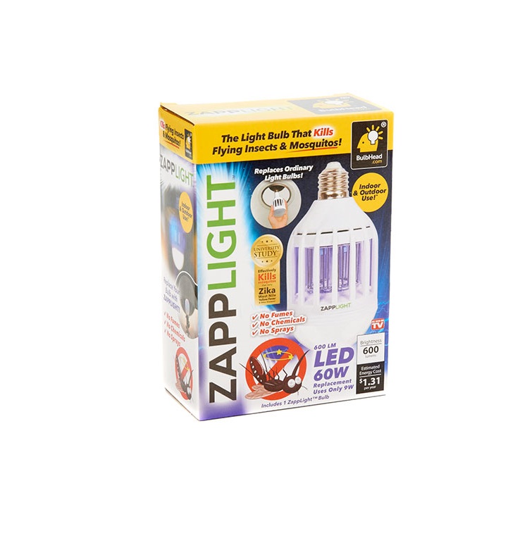 Εντομοκτόνο - Λαμπτήρας LED - 60W - ZappLight Bug Zapper - 985216