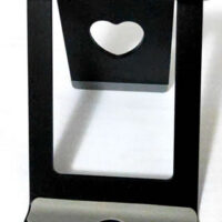 STAND ALUMINUM HOLDER SMARTPHONE Μαυρο