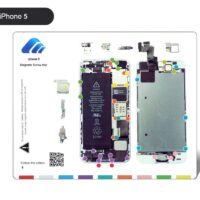 BEST Μαγνητικό υπόστρωμα διαχείρισης βιδών BST-111-IP5S, για iPhone 5