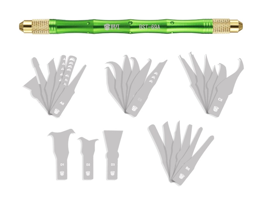 BEST BGA repair blade set BST-69A, με 27 μαχαίρια