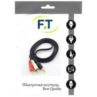 FTT16-010 3.5mm stereo σε 2 rca 2.5m