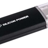 SILICON POWER USB Flash Drive Ultima U02, 64GB, USB 2.0, μαύρο