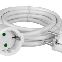 POWERTECH μπαλαντέζα ρεύματος PT-891, 1x schuko, 16A, 10m, λευκή