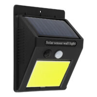 Αυτόνομο Ηλιακό Φωτιστικό LED COB 48 10W 1000lm με Ενσωματωμένη Μπαταρία 1200mAh - Φωτοβολταϊκό Πάνελ με Αισθητήρα Ημέρας-Νύχτας και PIR Αισθητήρα Κίνησης IP65 Ψυχρό Λευκό 6000K