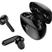 AWEI earphones με θήκη φόρτισης T15, True Wireless, μαύρα