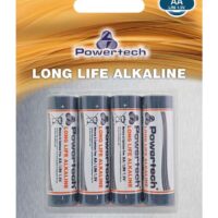 POWERTECH Long Life Αλκαλικές μπαταρίες PT-943, AA LR6 1.5V, 4τμχ