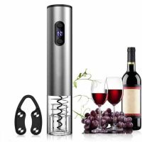 Ηλεκτρικό Ανοιχτήρι Κρασιού - Τιρμπουσόν Electric Wine Opener - Silver