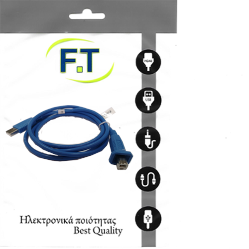 FTT16-660 Καλώδιο USB-A male - USB-B male 1.5m