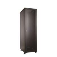 RACK09 KΑΜΠΙΝΑ ΜΕ ΓΥΑΛΙΝΗ ΠΟΡΤΑ 19'' 32U (600X800X1620)
