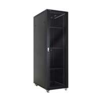 RACK10 KΑΜΠΙΝΑ ΜΕ ΓΥΑΛΙΝΗ ΠΟΡΤΑ 19'' 42U (600X800X2060)