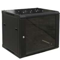 RACK06 KΑΜΠΙΝΑ ΕΠΙΤΟΙΧΙΑ ΜΕ ΓΥΑΛΙΝΗ ΠΟΡΤΑ 19'' 18U (600X600X910)