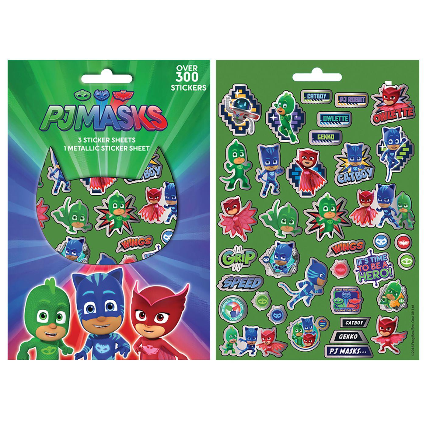 ΜΠΛΟΚ ΜΕ 300 ΑΥΤΟΚΟΛΛΗΤΑ PJ MASKS 21,5x14,5cm Pj Masks 000484105