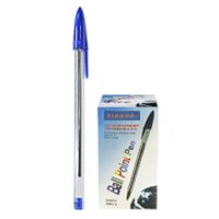 ΣΤΥΛΟ ΚΛΑΣΣΙΚΟ ΔΙΑΦΑΝΟ BALLPOINT ΜΠΛΕ 1mm  Justnote 8035   50τεμ.