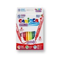 ΜΑΡΚΑΔΟΡΟΙ ΔΙΠΛΟΙ CARIOCA BIRELLO 2,6&4,7mm ΣΕΤ=12 ΧΡΩΜΑΤΑ  Carioca 41457