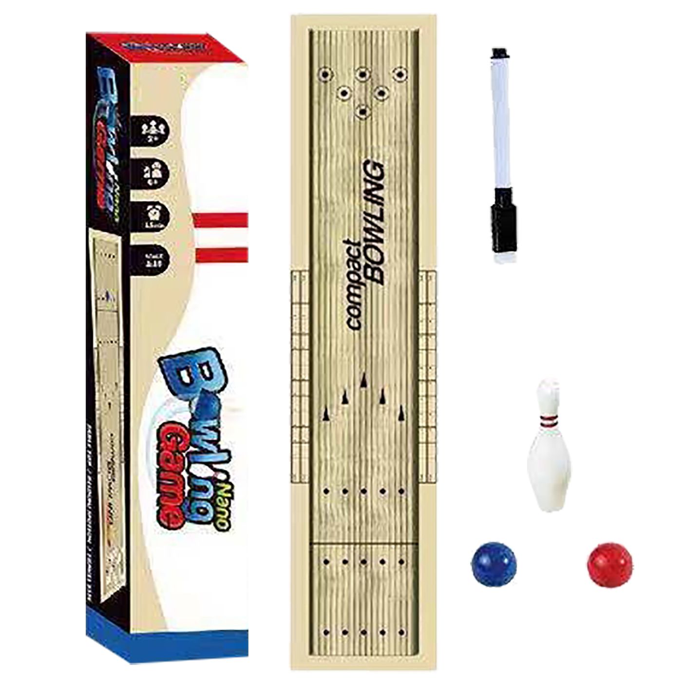 ΜΠΟΟΥΛΙΝΓΚ ΤΥΛΙΓΜΕΝΟ ΣΕ ΚΟΥΤΙ 37x7x7cm ToyMarkt 913114