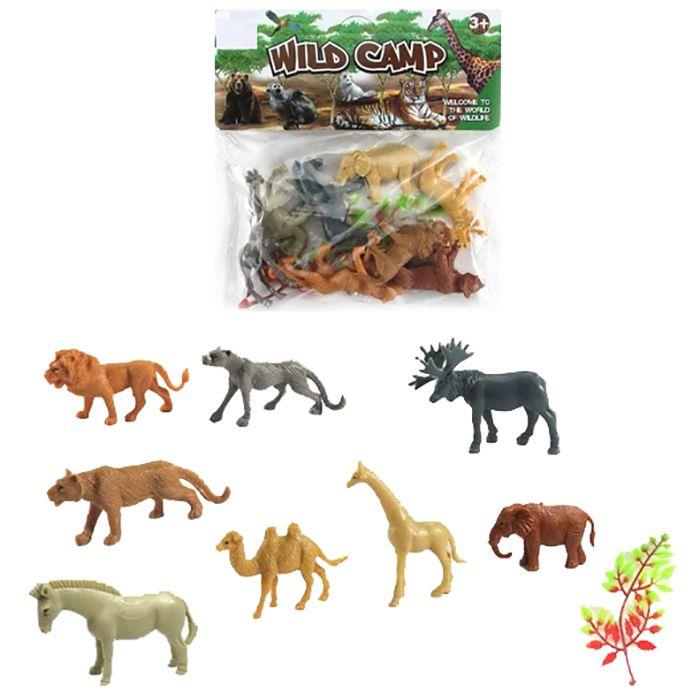 ΜΙΚΡΟ ΣΕΤ 8 ΑΓΡΙΑ ΖΩΑ 14x16cm ToyMarkt 913150
