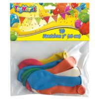 ΣΕΤ 10 ΤΕΜ ΜΠΑΛΟΝΙΑ 7" 18cm ToyMarkt 9199