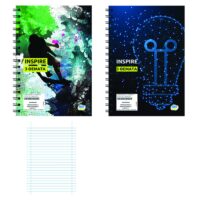 ΤΕΤΡΑΔΙΑ ΣΠΙΡΑΛ 3 ΘΕΜΑΤΩΝ INSPIRE 17x25cm Justnote 104310  6τμχ