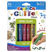 ΚΟΛΑ GLITTER CLASSIC ΣΕΤ=6ΤΕΜ CARIOCA 6x10.5ml Carioca 42110
