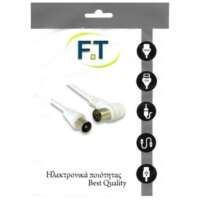 FTT16-210 WHITE Καλωδίωση TV-VIDEO Αρσ-Γωνιακό Θηλ RF 3c2v 1.5M