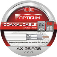 COAXIAL CABLE 2S RG6 90db 100meters