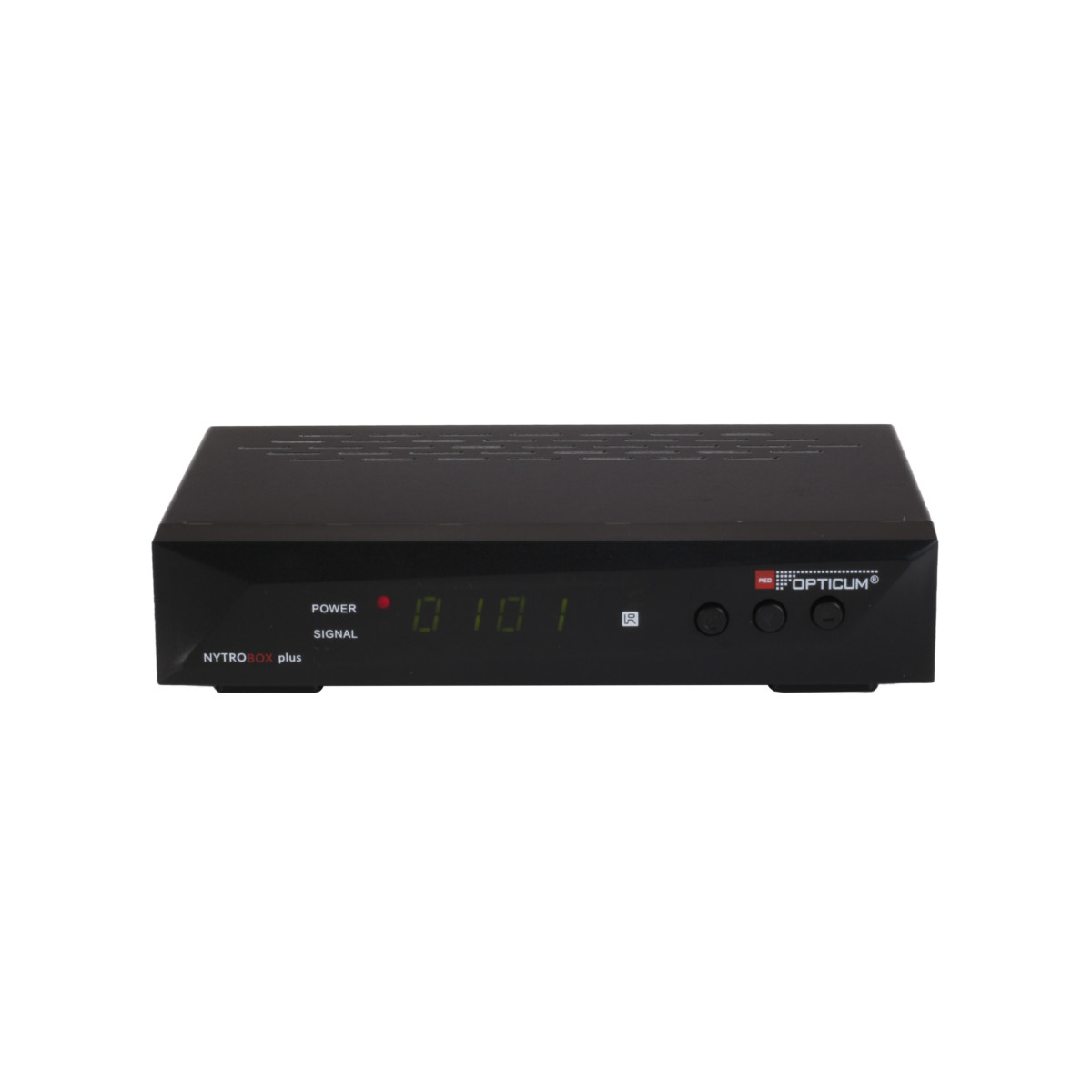 Opticum Nytro Box Plus Hybrid H.265 με διπλό τηλεχειριστήριο, πλήκτρα στη πρόσοψη & Lan