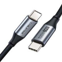 CABLETIME καλώδιο USB Type-C C160, PD100W, USB 2.0, 5A, 2m, μαύρο