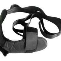 Ελαστικός ιμάντας για ασκήσεις Pilates/Yoga GYM-0022, 110cm, μαύρος