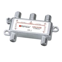 Opticum Splitter 4 way 5-2400 MHz Power Pass