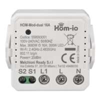 HOM-IO SMART ΔΙΑΚΟΠΤΗΣ 2 ΚΑΝΑΛΙΩΝ