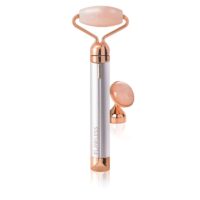 Συσκευή Μασάζ Προσώπου Flawless Micro Vibrating Facial Roller & Massager ροζ