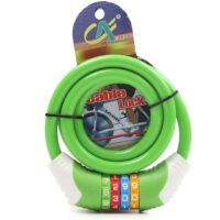 Anchi cable lock  με συνδιασμό 4 ψηφίων πράσινο