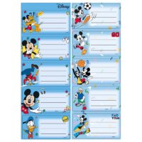 ΕΤΙΚΕΤΕΣ MICKEY MOUSE ΣΕΤ=2 ΦΥΛΛΑ ΕΠΙ 5 ΕΤΙΚΕΤΕΣ ΦΥΛΛΟ=23x8,5cm Disney 5901276095446