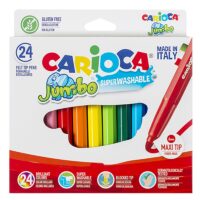 ΜΑΡΚΑΔΟΡΟΙ CARIOCA JUMBO 6mm ΣΕΤ=24 ΧΡΩΜΑΤΑ  Carioca 40570