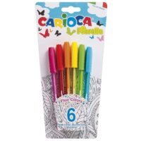 Στυλό Carioca Fiorella 6 Χρώματα Ballpoint 1.0mm  Carioca 42774