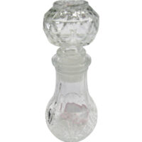 Γυάλινη διάφανη φιάλη 12x5 cm - 50ml [00103207]