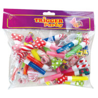Σετ 24 σφυρίχτρες φρου φρου 6,5cm [00405190]