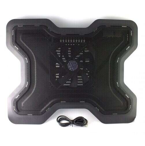 Cooling Pad για Laptop έως 17" με 1 Ανεμιστήρα και Φωτισμό