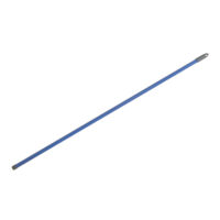 Μπλε μεταλλικό κοντάρι σκούπας 130cm [70101693]