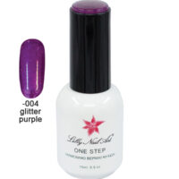 Ημιμόνιμο μανό one step 15ml - Glitter purple [40504001-004]