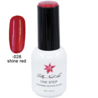 Ημιμόνιμο μανό one step 15ml - Shine red [40504001-028]