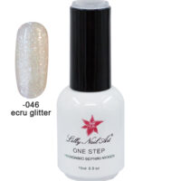 Ημιμόνιμο μανό one step 15ml - Ecru glitter [40504001-046]