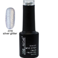 Ημιμόνιμο μανό one step 5ml - Silver glitter [40504002-016]