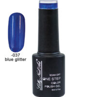 Ημιμόνιμο μανό one step 5ml - Blue glitter [40504002-037]